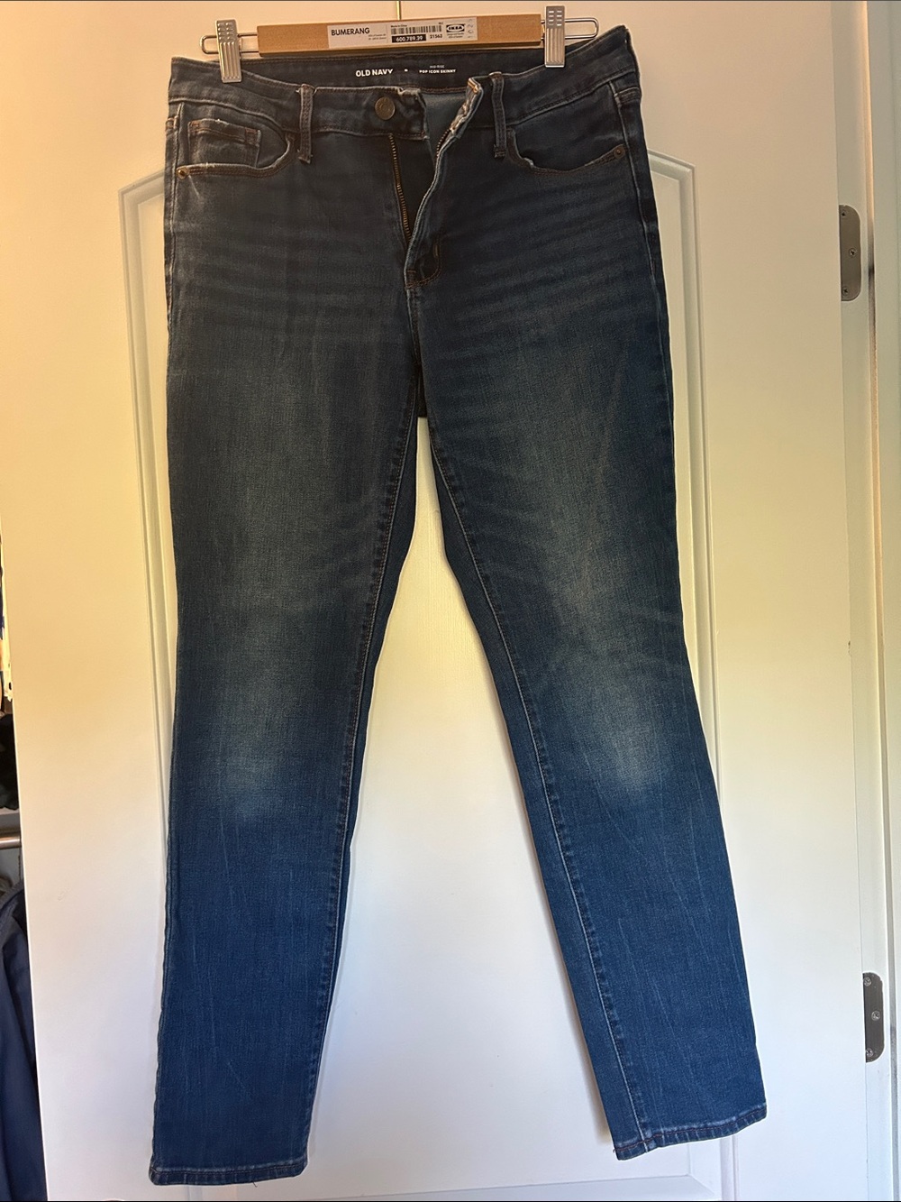 Old Navy Women's Blue Pop Icon Skinny Jeans - Dark Wash